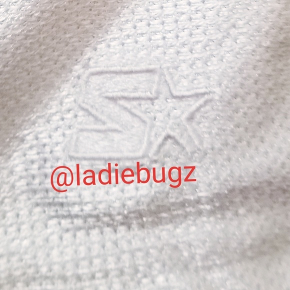 Starter White & Gray Mesh Athletic Shorts - Picture 3 of 5